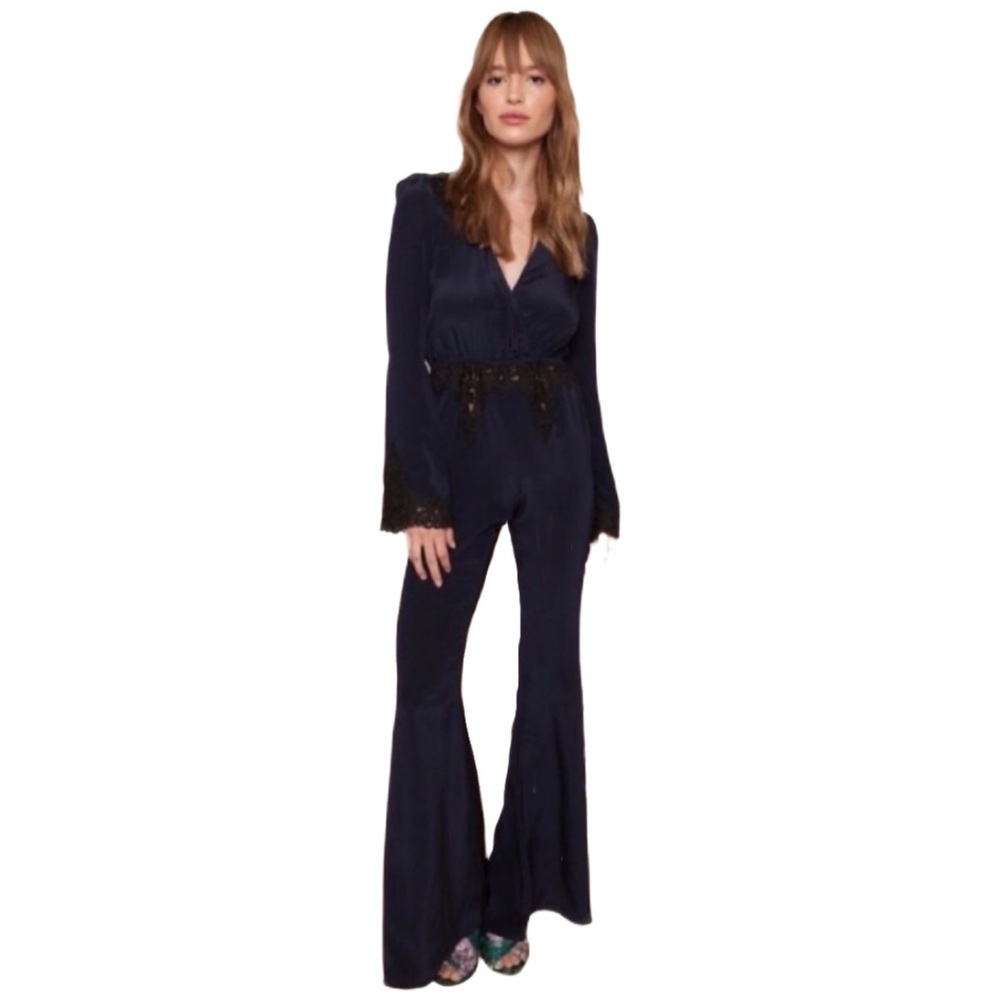 🆕Stone Cold Fox Bella Jumpsuit blue navy XS